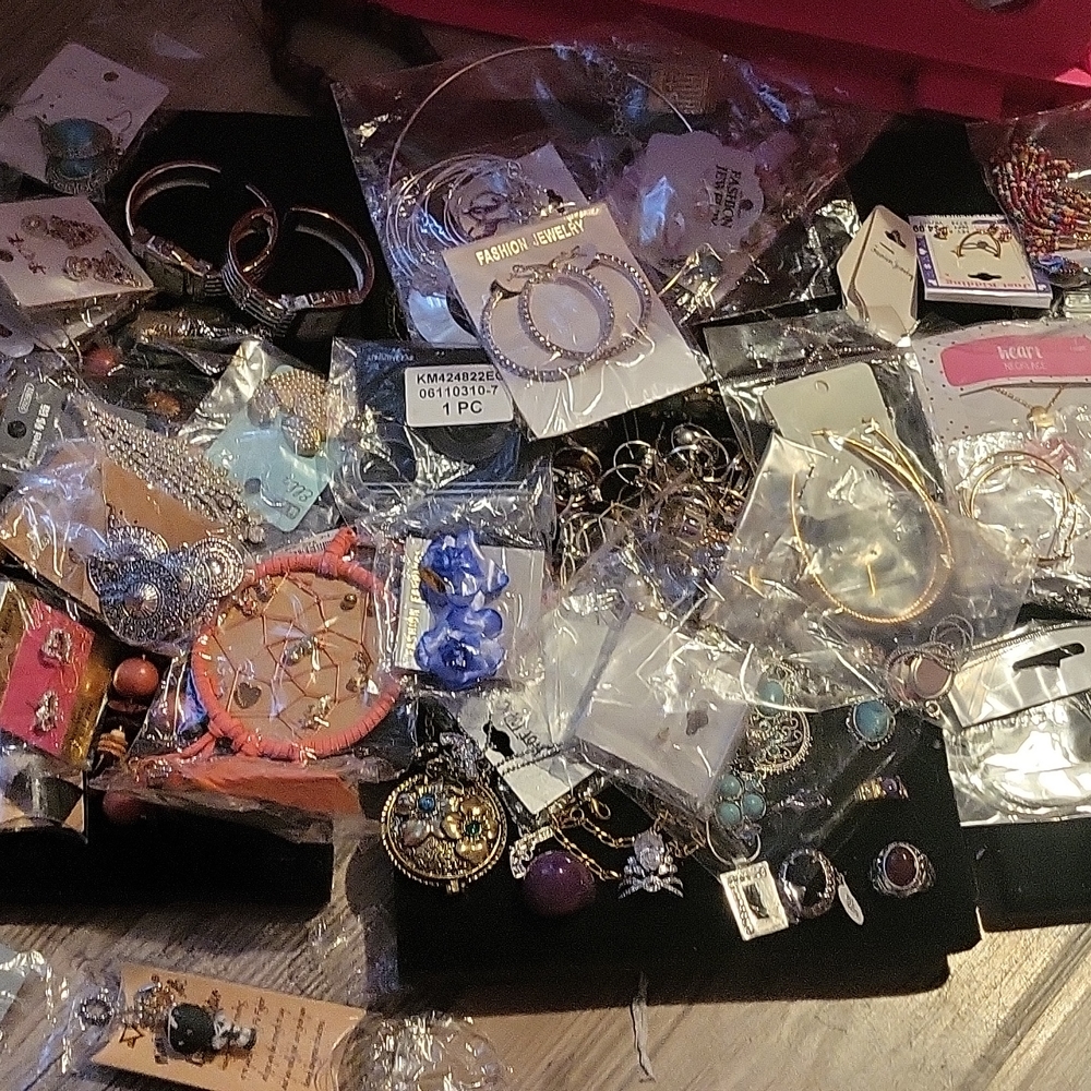 Jewelry  mystery bag lot $300+